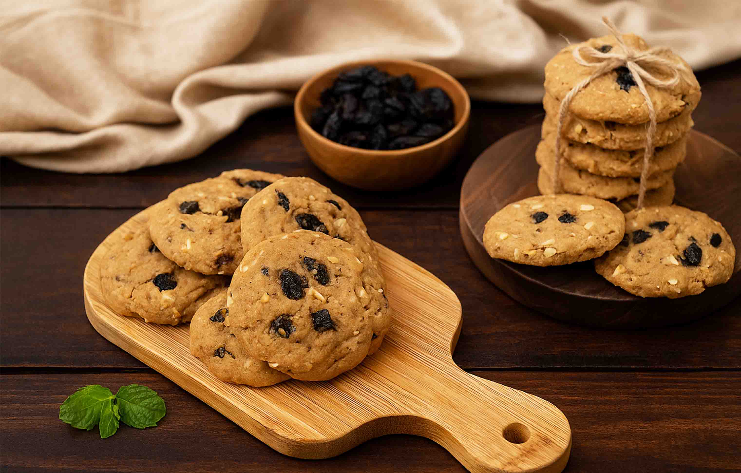 Sweet-potato-almond-raisin-cookies